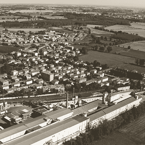 La laiterie de Giussago (dans le département de Pavie)