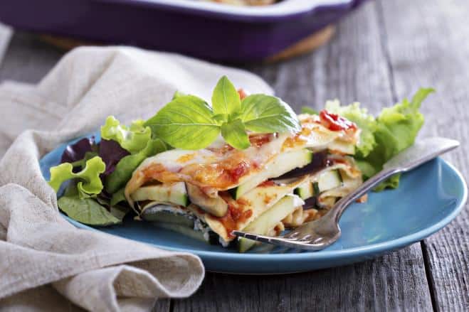 Aubergine- och mozzarellapaj - Galbani