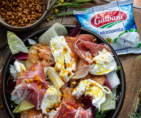 Apelsinmarinerad mozzarellasallad - Galbani