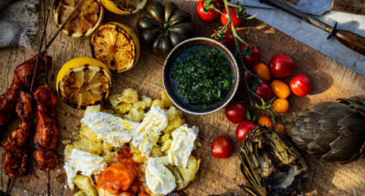 Grillade grönsaker och kyckling med Galbani mozzarella - Galbani