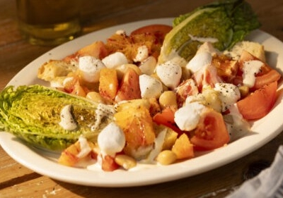 Panzanella med mozzarella - Galbani