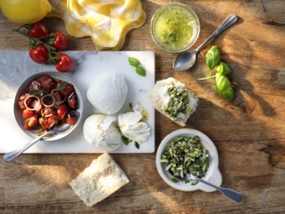 Mozzarella med pumpapesto - Galbani